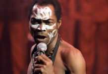 Fela Kuti by Rikki Stein, manager and friend Fela Kuti