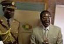 Mugabe cheers himself up as militants hunt down non voters Mugabe cheers himself up as militants hunt down non voters