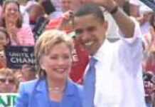 Obama and Clinton unite in Unity in co-ordinated clothes Obama and Clinton unite in Unity in co-ordinated clothes