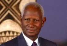 Abdou Diouf, Secretary General of OIF, congratulates Nobel laureate Abdou Diouf, Secretary General of OIF, congratulates Nobel laureate