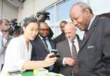 Kenya: “Solar ya Simu”” a solar powered mobile phone to cope with Africa’s electricity challenges Michael Joseph, second from right