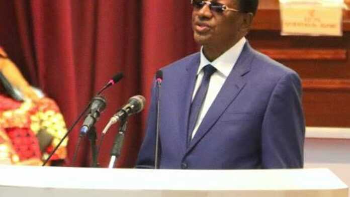 Le Premier ministre, Bruno Tshibala lors de son investiture à l’Assemblée nationale à Kinshasa, le 16/05/2017. Radio Okapi/Ph. John Bompengo