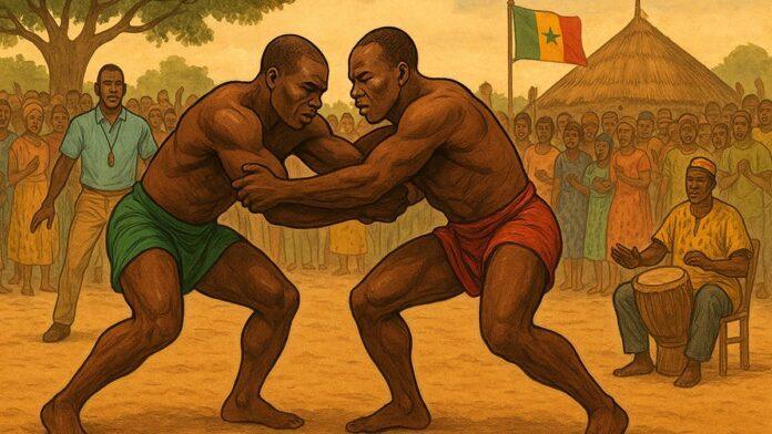 La lutte en Afrique, entre tradition et sport olympique Lutte au Sénégal